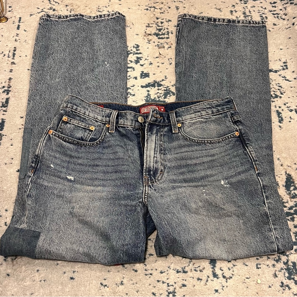 Lucky brand jeans with patchwork on the knees size 29